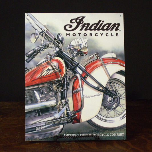 Late Model Indian 4 Metal Sign