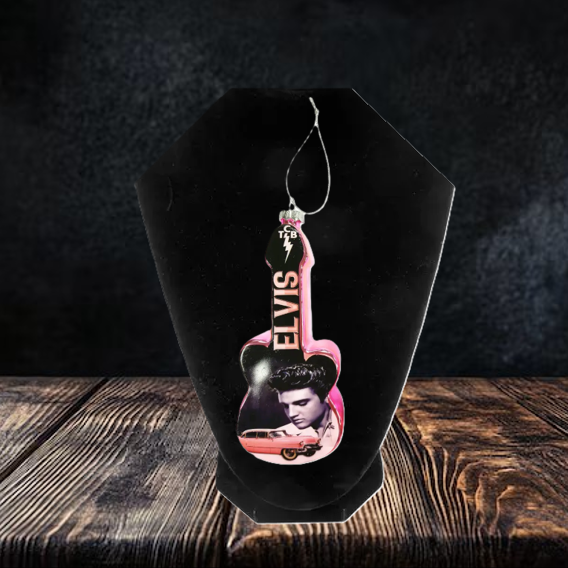 Elvis Ornament Guitar Caddy