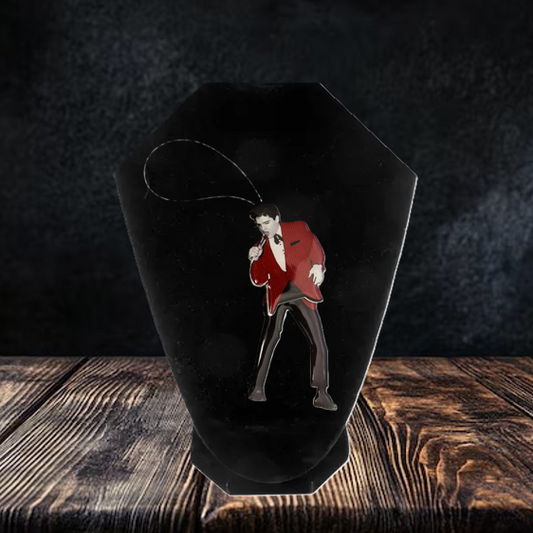 Elvis Ornament Red Jacket Swing Legs