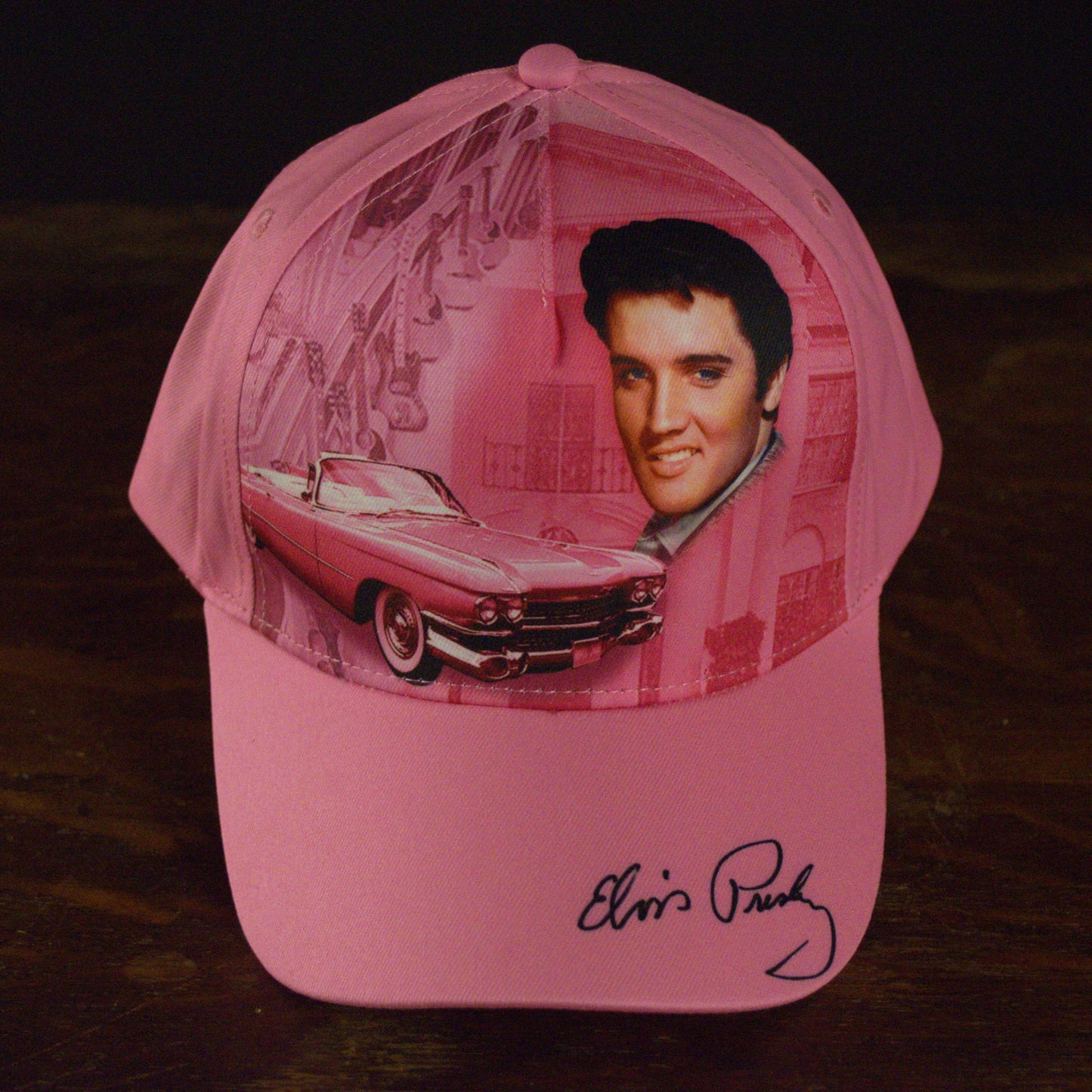 Elvis Pink Guitar Hat