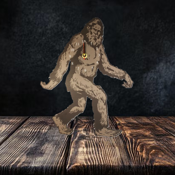 Bigfoot Swinging Legs Clock