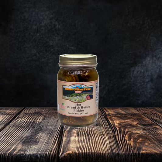 Hot Bread & Butter Pickles 16oz