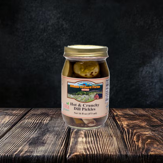 Hot & Crunchy Dill Pickles 16oz