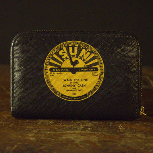 Johnny Cash "I Walk the Line" Sun Studios Wallet