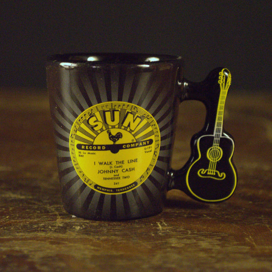 Johnny Cash Sun Studios Guitar Handle Shot Glass