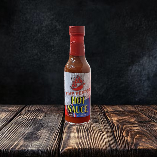 Jr's Hot Sauces - 5 Pepper Hot Sauce 5oz