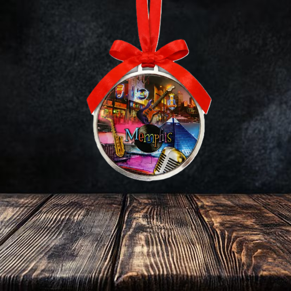 Memphis Ornament Collage Foil