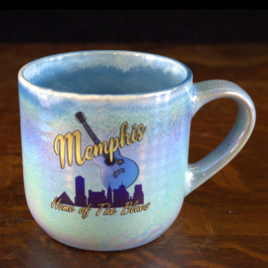 Memphis Stone Indigo Mug