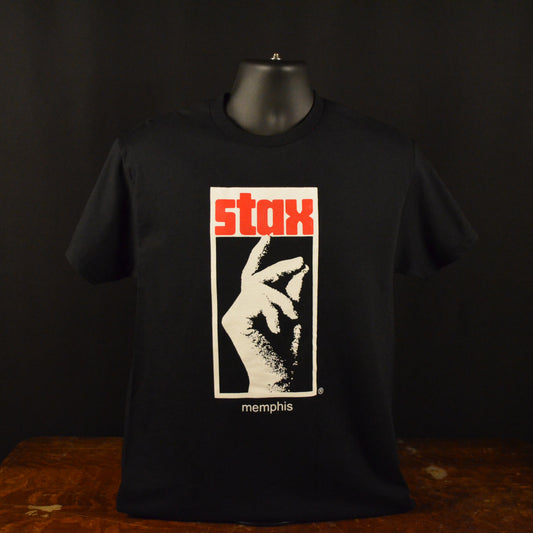 Stax Snap Logo Black Tee