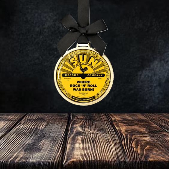 Sun Record Ornament Where Rock 'N' Roll Was Born