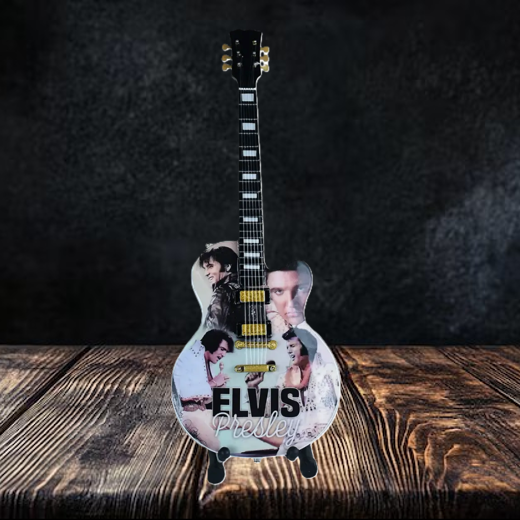 Elvis 10" Guitar Collage