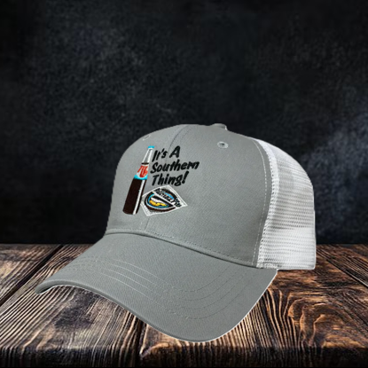 It's A Southern Thing Trucker Hat - Grey/White