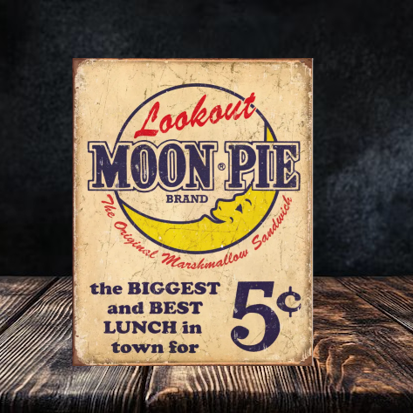 Moon Pie 5 Cent Sign