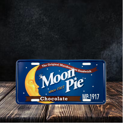 Moon Pie License Plate