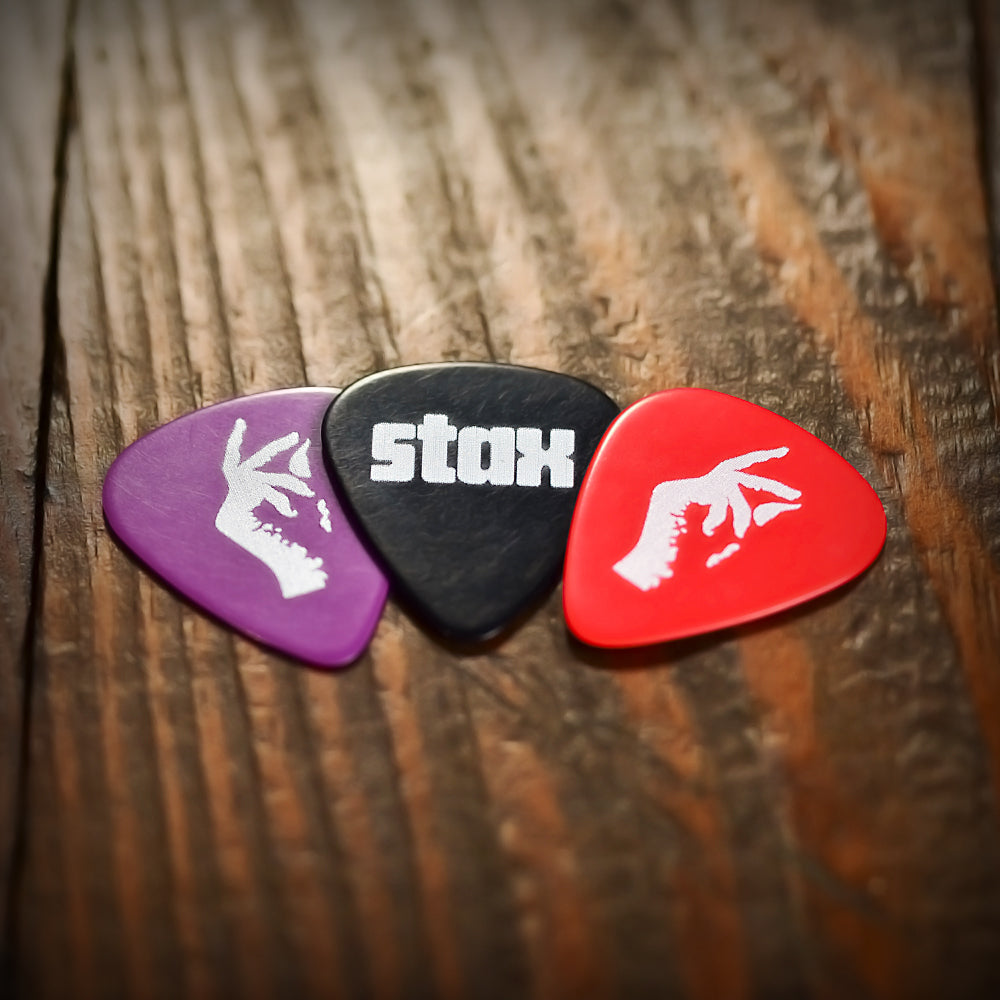 Stax Logo Guitar Pick