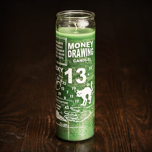 7-Day Screened Candle, Money Drawing