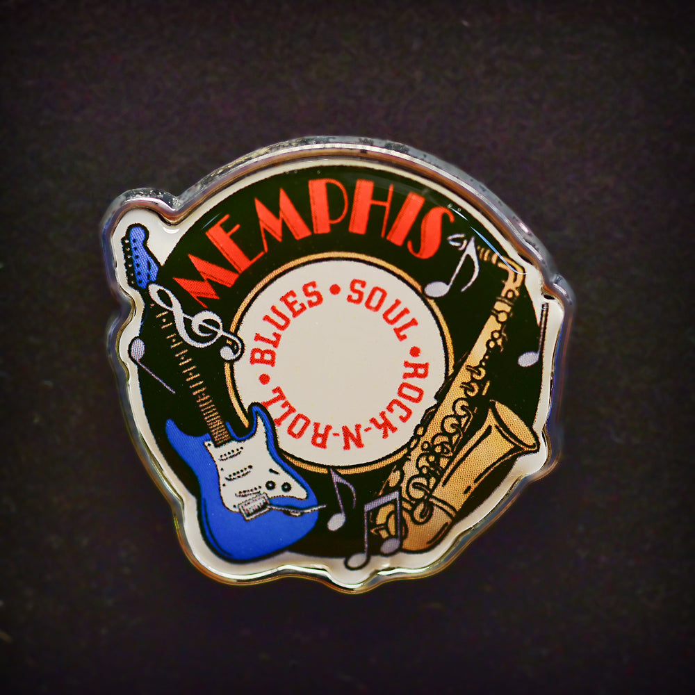 Memphis Record Lapel Pin