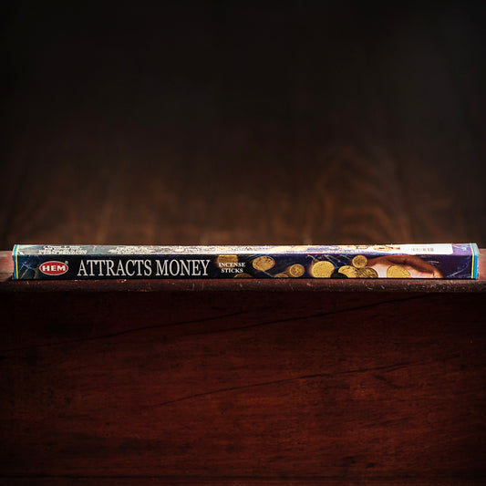 8g Hem Square Incense, Attract Money!