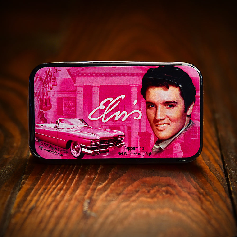 Elvis Pink Guitars Mint Tin