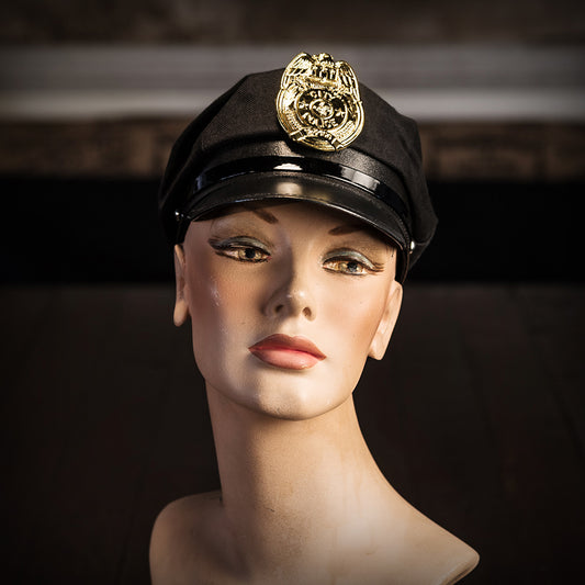 Police Hat with Badge