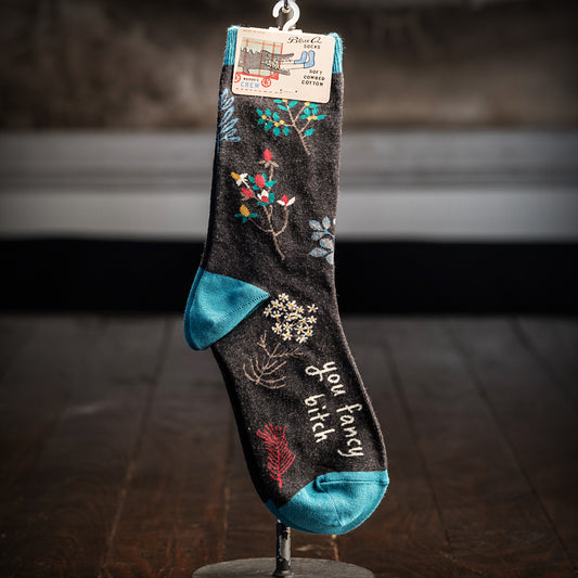Blue Q Novelty Socks -- Fancy B*tch