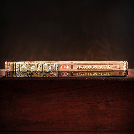20g Hex Pack Incense, Egyptian Musk