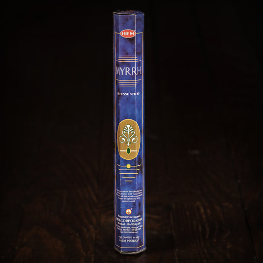 20g Hex Pack Incense, Myrrh