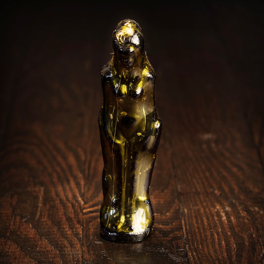 Female Image Candle, Black
