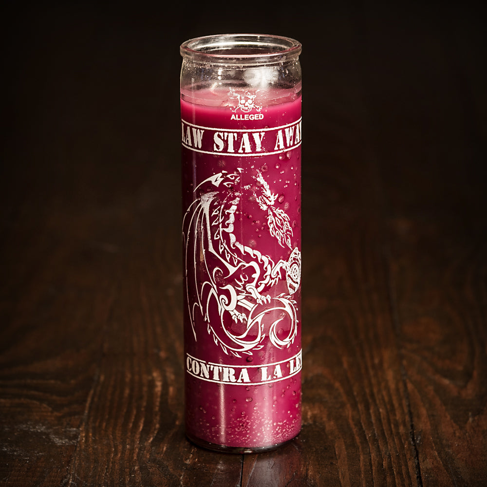 7Day Screened Candle, Law Stay Away aschwab