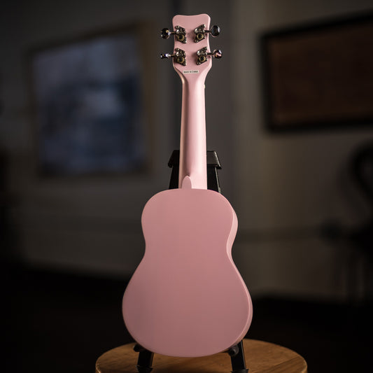 Kohala Tiki Ukulele, Soprano, Pink