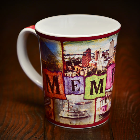 Memphis Embossed Photos Mug