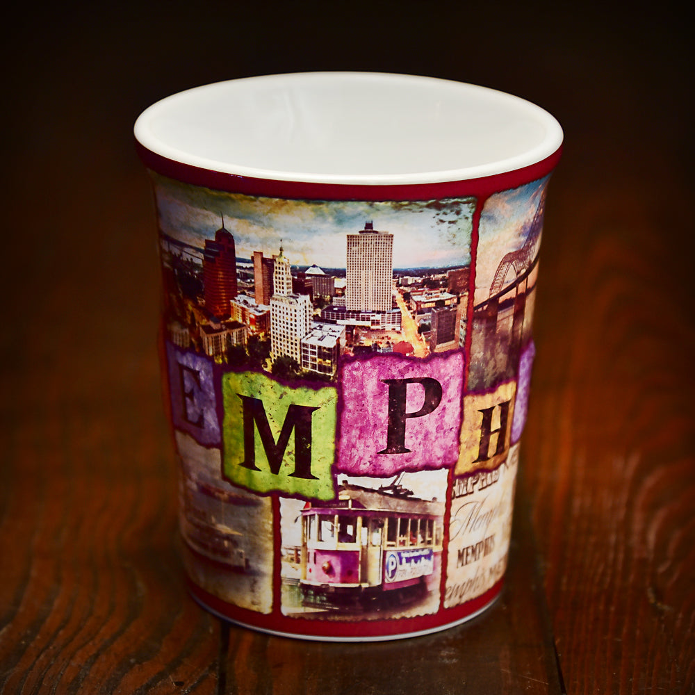Memphis Embossed Photos Mug