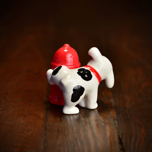 Dalmatian & Hydrant Salt-n-Pepper Shaker